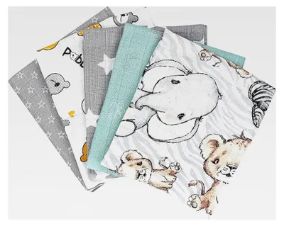 Produktbild von Baby Mullwindeln Spucktücher 70x80 5er / 10er Pack, Unisex