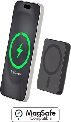 Produktbild von Force Power, MagSafe 15W USB-C Mini Powerbank 5000mAh, Schwarz