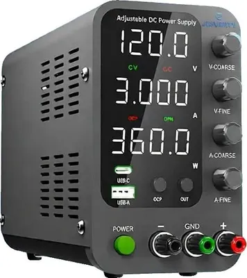 Zdjęcie produktu dla Regulowany zasilacz DC, wyjście 0–120 V, prąd 0–3 A, 12003 V 120 V 3 A, wtyczka 220 V EU