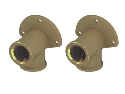 Produktbild von TECE 9021032 TECE-Wandscheiben Siliziumbronze