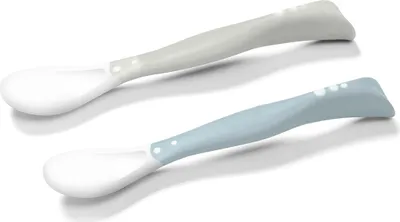 Obrázek produktu pro Dětská flexibilní lžička Baby Ono 2ks šedá, modrá