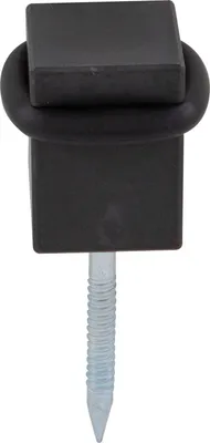 Produktbild von HALCÖ Bodentürpuffer  25 x 25 mm, Stahl verzinkt schwarz passiviert