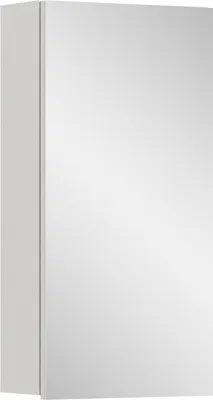Imagen del producto de Espejo con armario Rootz - Blanco - Almacenamiento para baño - Diseño moderno - 38 cm x 77 cm x 18 cm