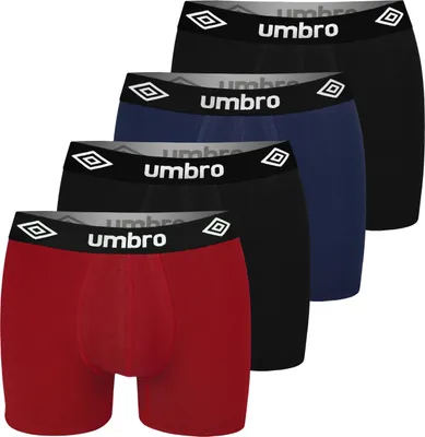 Produktbild von Umbro 4er Pack - Herren Boxershorts aus Baumwolle, Unterhosen für Männer, XXL