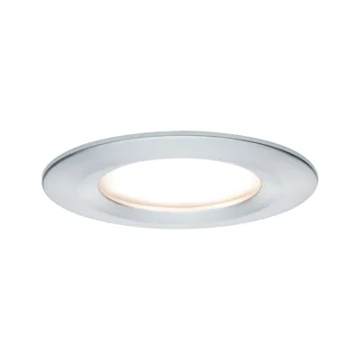 Produktbild von Paulmann Premium Einbauleuchten Set Coin Slim dimmbar rund starr LED 1x6,8W 2700K 230V 51mm Alu ged./Alu