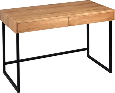 Produktbild von Schreibtisch "Salsa" in Wildeiche massiv - 120x75x60cm