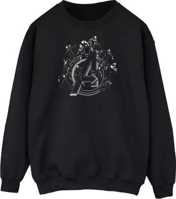 Produktbild von Marvel - "Avengers Endgame" Sweatshirt für Herren BI48688 (L) (Schwarz)