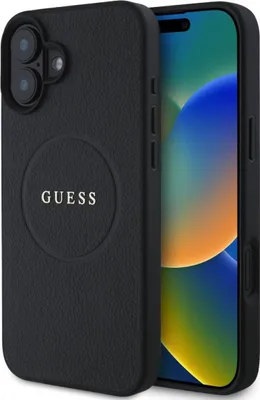 Immagine prodotto di Guess Guhmp16Spghsmmk Custodia rigida per Iphone 166.1 Czarny/Nero Anello Magsafe Oro Grana