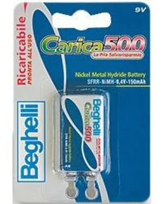 Image de Beghelli 8853 pile domestique Batterie rechargeable 9V Hybrides nickel-métal (NiMH)