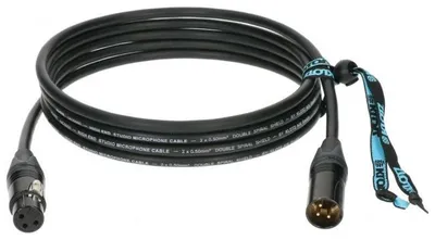 Zdjęcie produktu dla KLOTZ AIS GmbH M5FM, XLR, Męska, XLR, Żeńska, 1 m, Czarny