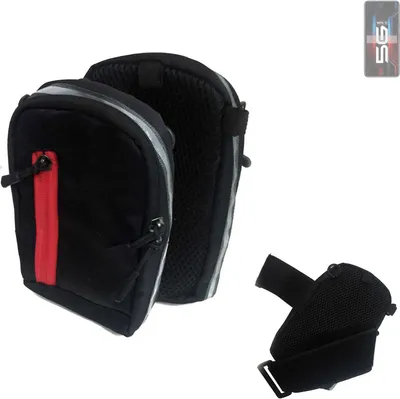 Produktbild von K-S-Trade Outdoor Gürteltasche Holster Umhängetasche kompatibel mit Infinix Note 12 5G schwarz Handy Tasche Case travelbag Schutz Hülle Handy