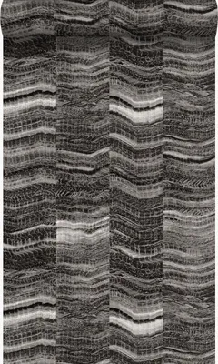Produktbild von Origin Wallcoverings Tapete Zick-Zack-Mamorstreifen Schwarz 53 cm x 10.05 m