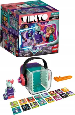 Zdjęcie produktu dla LEGO VIDIYO Unicorn DJ BeatBox, Zestaw do budowania, 7 lat(a), Plastik, 84 szt., 178 g