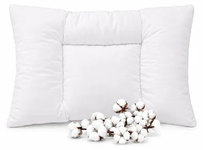 Zdjęcie produktu dla Omgoods - Antyalergiczna poduszka dla niemowląt - Ergonomiczna i nadająca się do prania, 35 x 55 cm