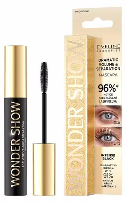 Immagine prodotto di Eveline Cosmetics Wonder Show – mascara, a lunga tenuta, coprente – Cartone da 30