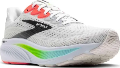 Produktbild von BROOKS Ghost 17 WHITE/PINK CLAY/GECKO 44.5