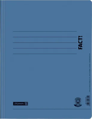 Produktbild von Schnellhefter Fact! A4 Recycling blau Packung mit 25 Stück
