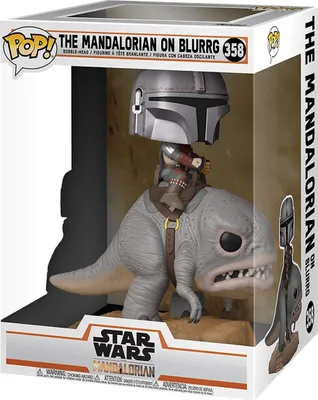 Produktbild von Star Wars The Mandalorian - The Mandalorian on Blurrg 358 - Funko Pop! - Vinyl Figur