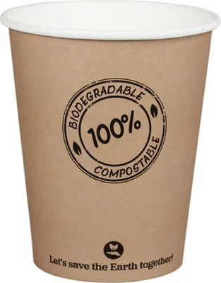 Produktbild von 50x  Kartonbecher Kaffeebecher CoffeeToGo bis 100°C 200ml Ø8cm
