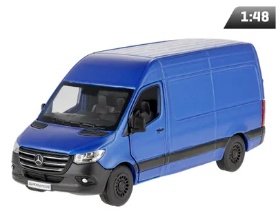 Zdjęcie produktu dla Model 1:48, Mercedes-Benz Sprinter, niebieski