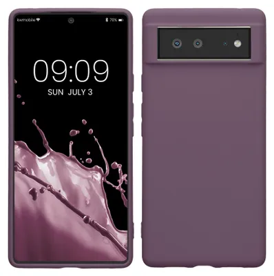 Produktbild von kwmobile Handyhülle für Google Pixel 6 Hülle - TPU Case - Kabelloses Laden - Schutzhülle Cover in Helle Iris