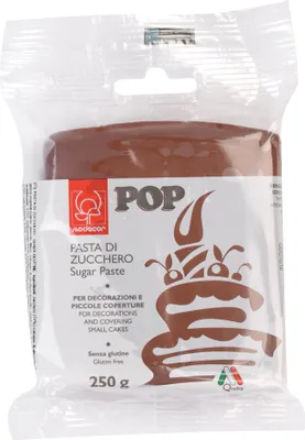 Zdjęcie produktu dla Zuckerpaste Sugar Paste Pop Brown 250g - Modecor