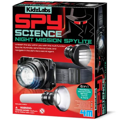 Immagine prodotto di 4M Spy Science - Missione notturna di spionaggio Spylite per bambini