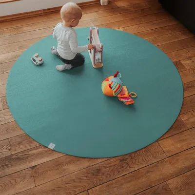 Immagine prodotto di Runde Krabbelmatte Sanosoft Petrol 160 cm