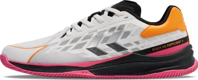 Produktbild von Hummel HB TopFlight Pro Indoor Hallenschuhe Sportschuhe Handballschuhe weiss/pink/orange 230728-9639, Schuhgröße:40 EU