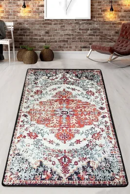 Produktbild von Conceptum Hypnose, Adobe- Adobe  Şönil Baumwolle CHL, Bunt, Kurzflorteppiche, 80 x 120 cm, 70% Baumwolle / 30% Polyester