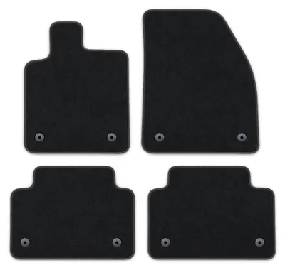 Image de Tapis De Sol De Qualité Supérieure Noir Pour Range Rover Evoque II Depuis 2019 4pcs