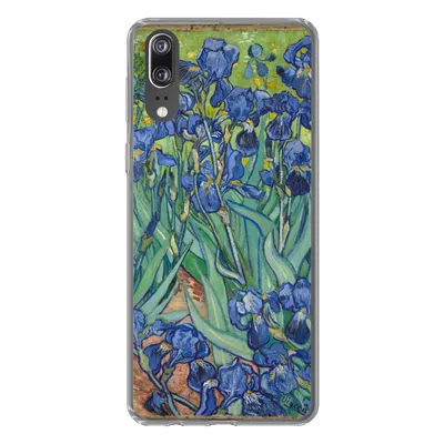 Produktbild von MuchoWow® Handyhülle Schutzhülle Hülle für Huawei P20 Schwertlilien - Vincent van Gogh Silikon Softcase Handy Hülle - Hardcover