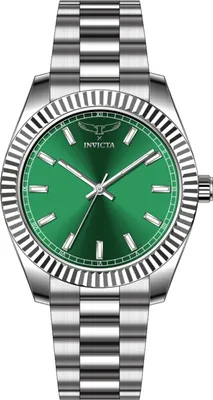 Produktbild von Invicta Specialty 69016 Herrenarmbanduhr - Quartz Movement - Edelstahl mit Grün Zifferblatt - 40 mm
