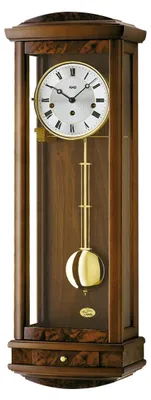 Produktbild von AMS R2607-1 Regulator mit Nussbaum-Massivholzgehäuse und 8-Tage Westminster-Schlagwerk