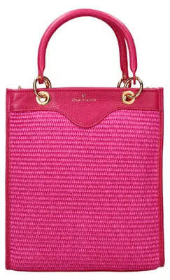 Produktbild von Handtasche Damen Beige Dollarleder und Stroh Chiara Ferretti UNICA 24x29x6.5 cm