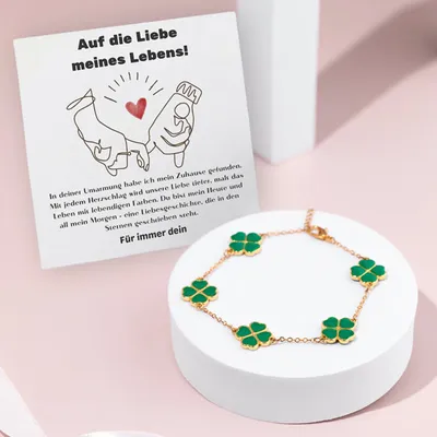 Produktbild von Auf die Liebe meines Lebens! - Glücksarmband für Damen - YARA_CHARMBRACELET