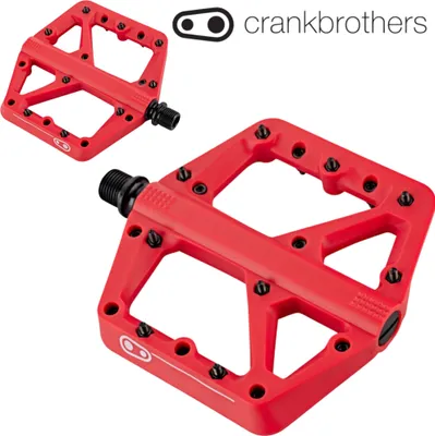 Produktbild von Crankbrothers Stamp 1 Platform Pedale Small rot