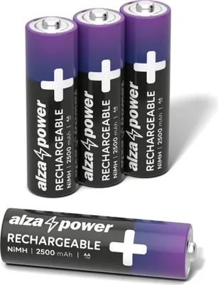 Zdjęcie produktu dla AlzaPower Akumulator HR6 (AA) 2500 mAh 4 szt