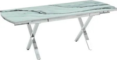 Immagine prodotto di Tavolo da pranzo Tavolo da pranzo rettangolare Zona pranzo Arredo sala da pranzo Tavolo Blu Moderno