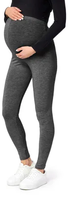 Produktbild von Be Mammy Lange Umstandsleggings aus Viskose BE-02 (Dunkelmelange, M)