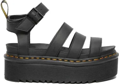 Produktbild von Dr. Martens Blaire Quad Verstellbare Schnalle Damen Ledersandalen in Schwarz – undefined / Schwarz
