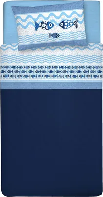 Zdjęcie produktu dla Komplet pościeli DELICATI do francuskiego łóżka, 100% bawełna, rozmiar 120 x 200 cm, zawiera: prześcieradło, poszewkę na kołdrę i jedną poszewkę na poduszkę