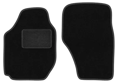 Zdjęcie produktu dla Dywaniki samochodowe welurowe przednie do: Toyota RAV4 I  (1994-2000, SUV) czarne, dopasowane