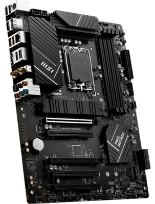 Produktbild von MSI PRO B760-P WIFI DDR4 - Motherboard - ATX - LGA1700-Sockel - B760 Chipsatz - USB 3.2 Gen 1, USB 3.2 Gen 2, USB-C 3.2 Gen2, USB-C 3.2 Gen 1 - 2.5 Gigabit LAN, Bluetooth, Wi-Fi - HD Audio (8-Kanal)