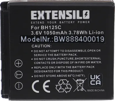 Produktbild von EXTENSILO Akku kompatibel mit Kodak Pixpro SP360 4K Tragbare Mini-Kamera (1050 mAh, 3,6 V, Li-Ion)