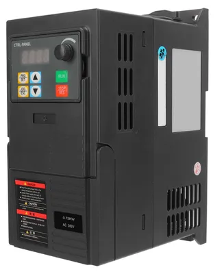 Obrázok produktu pre Vektorové regulátory s frekvenčným meničom, 3 fázy, vstup 340–440 V, výstup 0–440 V, výkon 0,75 kW, prúd 2,5 A