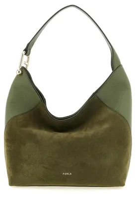 Produktbild von Furla Lara M Hobo bicolor grün Wildleder Leder Arcosfera