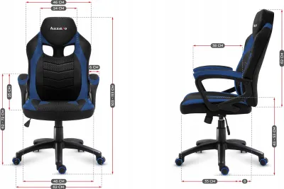 Image de Huzaro FORCE 2.5 Fauteuil de jeu Assise rembourrée Noir