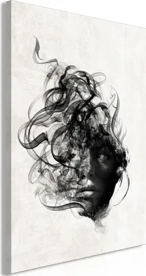 Produktbild von Italienischer Leinwand Leinwandbild - Scattered Thoughts (1 Part) Vertical 20x30 cm Abstrakt h-A-0190-b-a