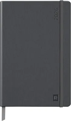 Produktbild von Rhodia Webplanner 2026, A5, 80 Bl 90g, vertikales Kalenderraster Titan 194722C